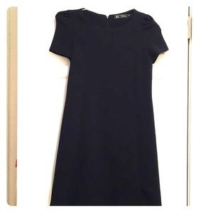 Italian Zara Work Dress Navy